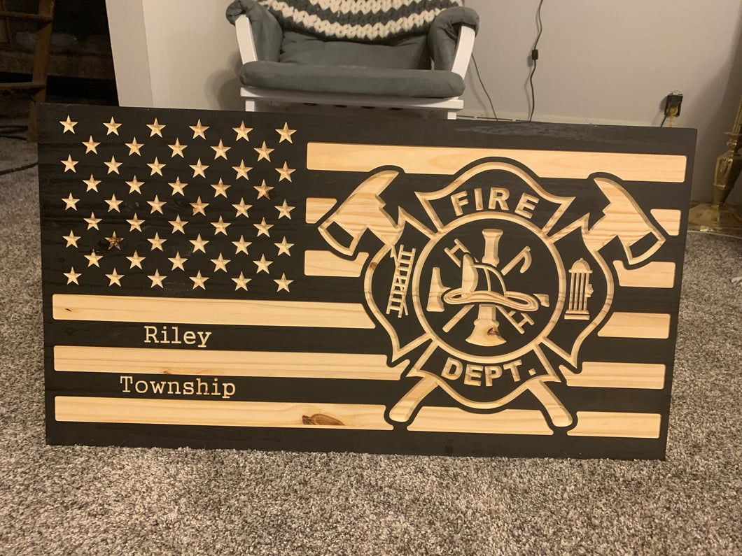 Fire department flag