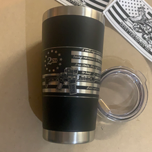 Load image into Gallery viewer, Second amendment 20oz laser engraved tumbler
